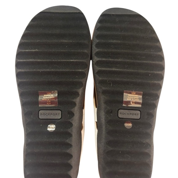 NWT Rockport White Sandals with Cutout Design 10W - Picture 8 of 8